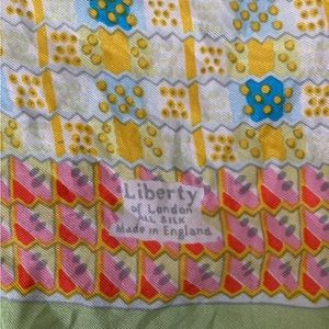 Liberty 100% silk scarf / unique pattern